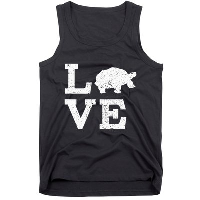 I Love Turtles Tortoises Tank Top