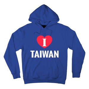 I Love Taiwan Patriotic Home Country Travel Gift Hoodie