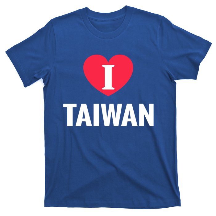 I Love Taiwan Patriotic Home Country Travel Gift T-Shirt