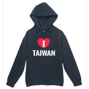 I Love Taiwan Patriotic Home Country Travel Gift Urban Pullover Hoodie