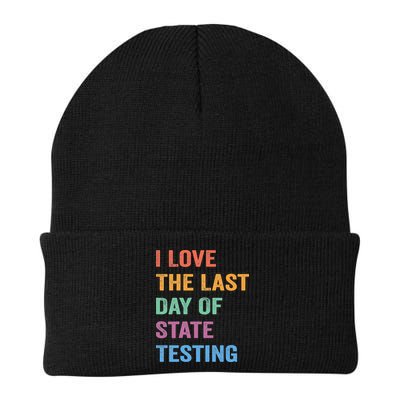 I Love The Last Day Of State Testing Funny Teachers Student Beanie
