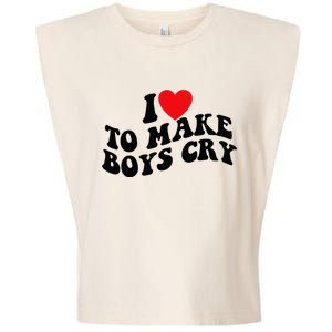 I Love To Make Cry Garment-Dyed Women's Muscle Tee