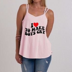 I Love To Make Cry Women's Strappy Tank