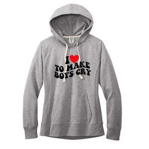 I Love To Make Cry Women's Fleece Hoodie