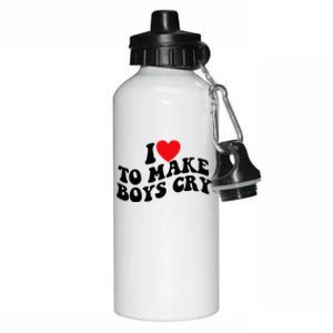 I Love To Make Cry Aluminum Water Bottle