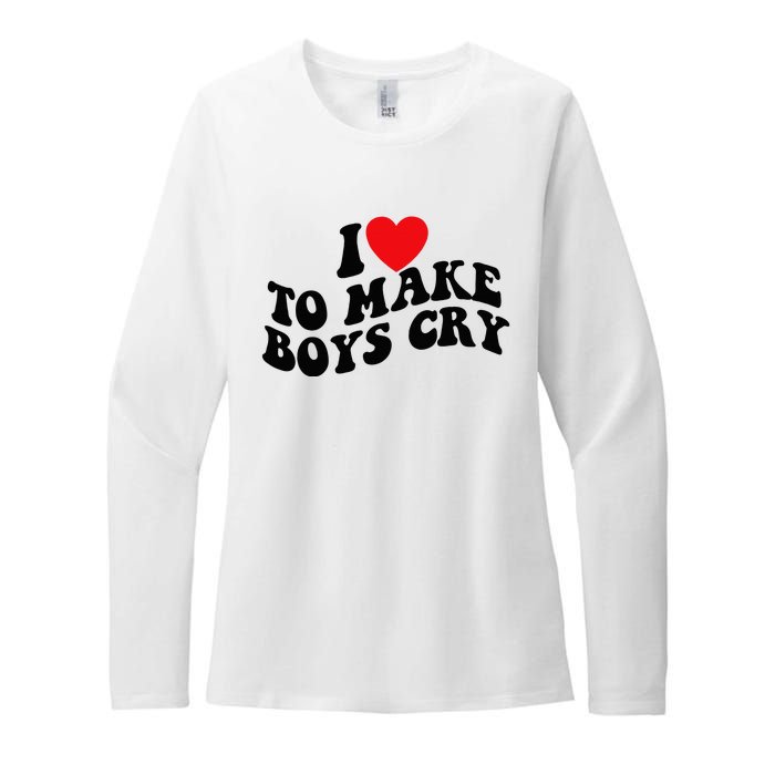 I Love To Make Cry Womens CVC Long Sleeve Shirt