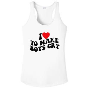 I Love To Make Cry Ladies PosiCharge Competitor Racerback Tank