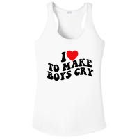 I Love To Make Cry Ladies PosiCharge Competitor Racerback Tank