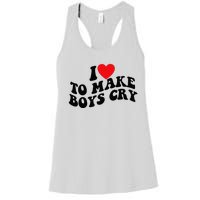 I Love To Make Cry Women's Racerback Tank