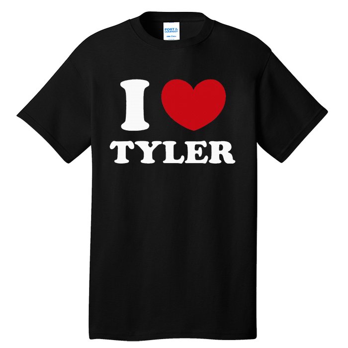 I Love Tyler Tall T-Shirt