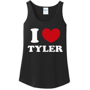 I Love Tyler Ladies Essential Tank