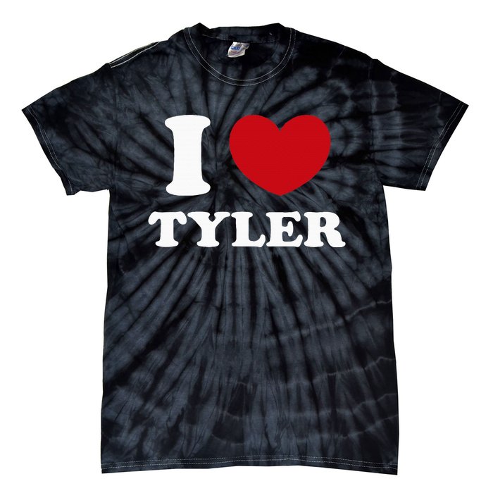 I Love Tyler Tie-Dye T-Shirt