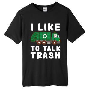 I Like To Talk Trash Recycling Garbage Truck Collector Reuse Cute Gift Tall Fusion ChromaSoft Performance T-Shirt