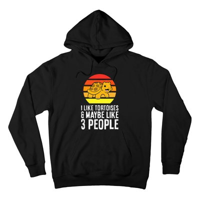 I Like Tortoises And Maybe Like 3 People Hoodie