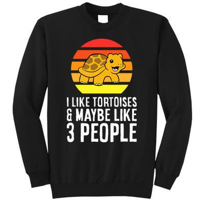 I Like Tortoises And Maybe Like 3 People Sweatshirt