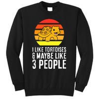 I Like Tortoises And Maybe Like 3 People Tall Sweatshirt