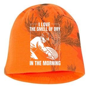 I Love The Smell Of Dry Concrete In The Morning Kati - Camo Knit Beanie