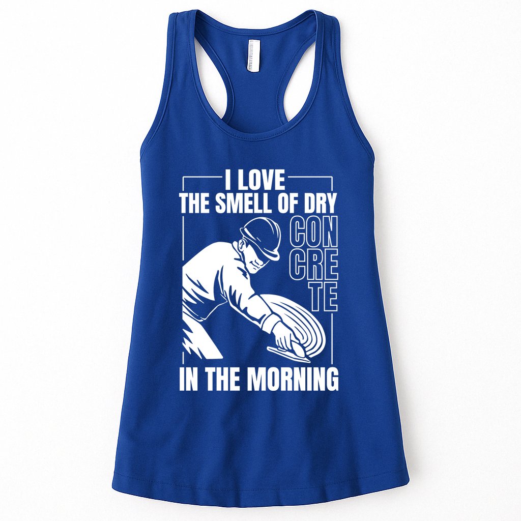I Love The Smell Of Dry Concrete In The Morning Womens Tank Top