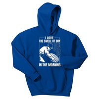 I Love The Smell Of Dry Concrete In The Morning Kids Hoodie