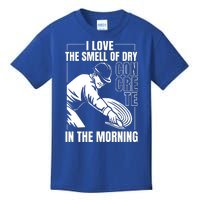 I Love The Smell Of Dry Concrete In The Morning Kids T-Shirt