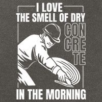 I Love The Smell Of Dry Concrete In The Morning Cotton Canvas Backpack