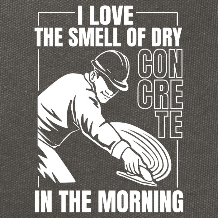 I Love The Smell Of Dry Concrete In The Morning Cotton Canvas Backpack