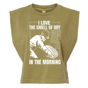 I Love The Smell Of Dry Concrete In The Morning Garment-Dyed Women's Muscle Tee