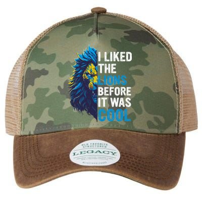 I Liked The Lions Before It Was Cool Legacy Tie Dye Trucker Hat