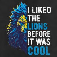 I Liked The Lions Before It Was Cool Adult Drive Performance Visor