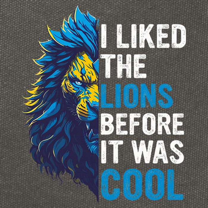 I Liked The Lions Before It Was Cool Cotton Canvas Backpack