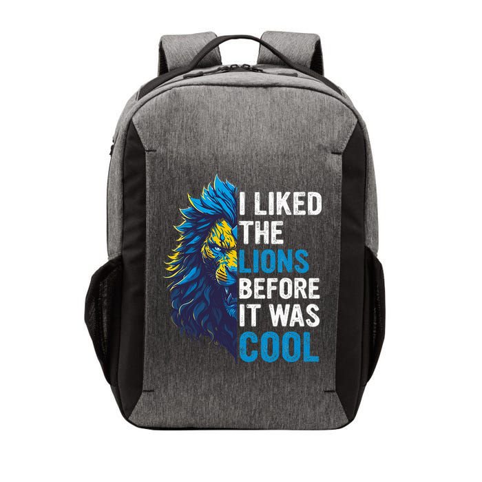 I Liked The Lions Before It Was Cool Vector Backpack