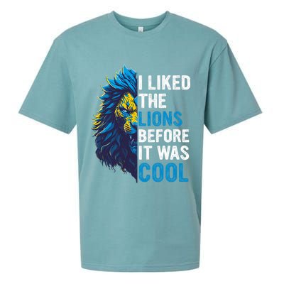 I Liked The Lions Before It Was Cool Sueded Cloud Jersey T-Shirt