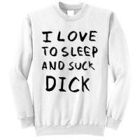 I Love To Sleep And Suck Dick Sweatshirt