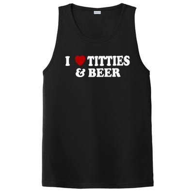 I Love Tittes And Beer PosiCharge Competitor Tank