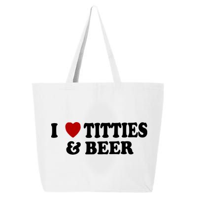 I Love Tittes And Beer 25L Jumbo Tote