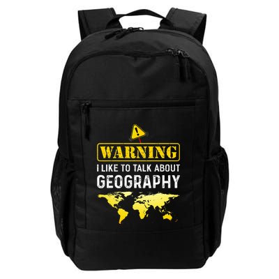 I Like To Talk About Geography Backpack