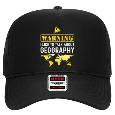 I Like To Talk About Geography Trucker Hat