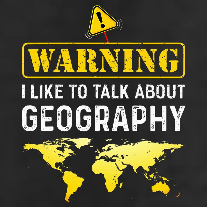 I Like To Talk About Geography Golf Towel