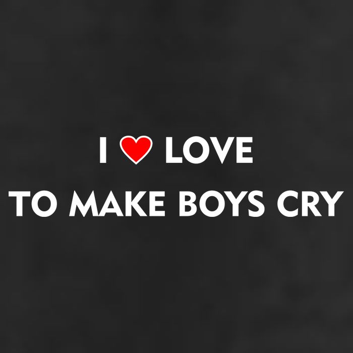 I Love To Make Boys Cry Funny Heart 11oz C Handle Ceramic Mug