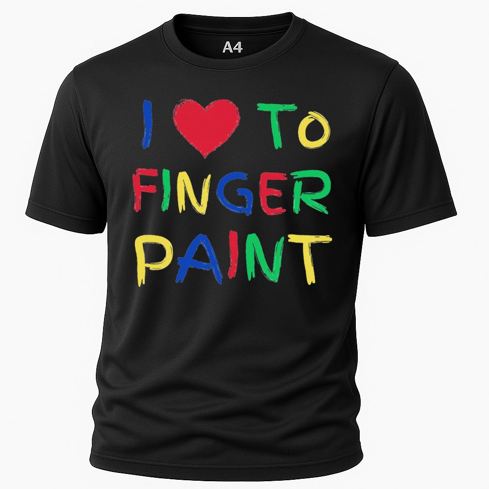 I Love To Finger Paint Couple Valentine Day Cute Heart Love Performance Shirt