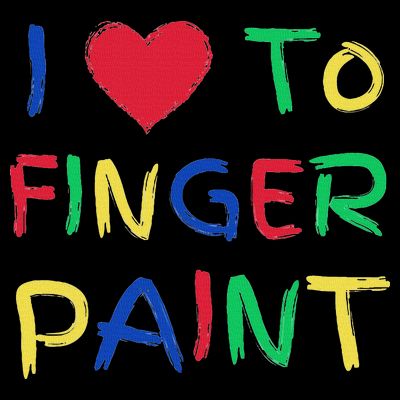 I Love To Finger Paint Couple Valentine Day Cute Heart Love T-Shirt