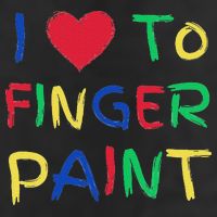 I Love To Finger Paint Couple Valentine Day Cute Heart Love Beanie