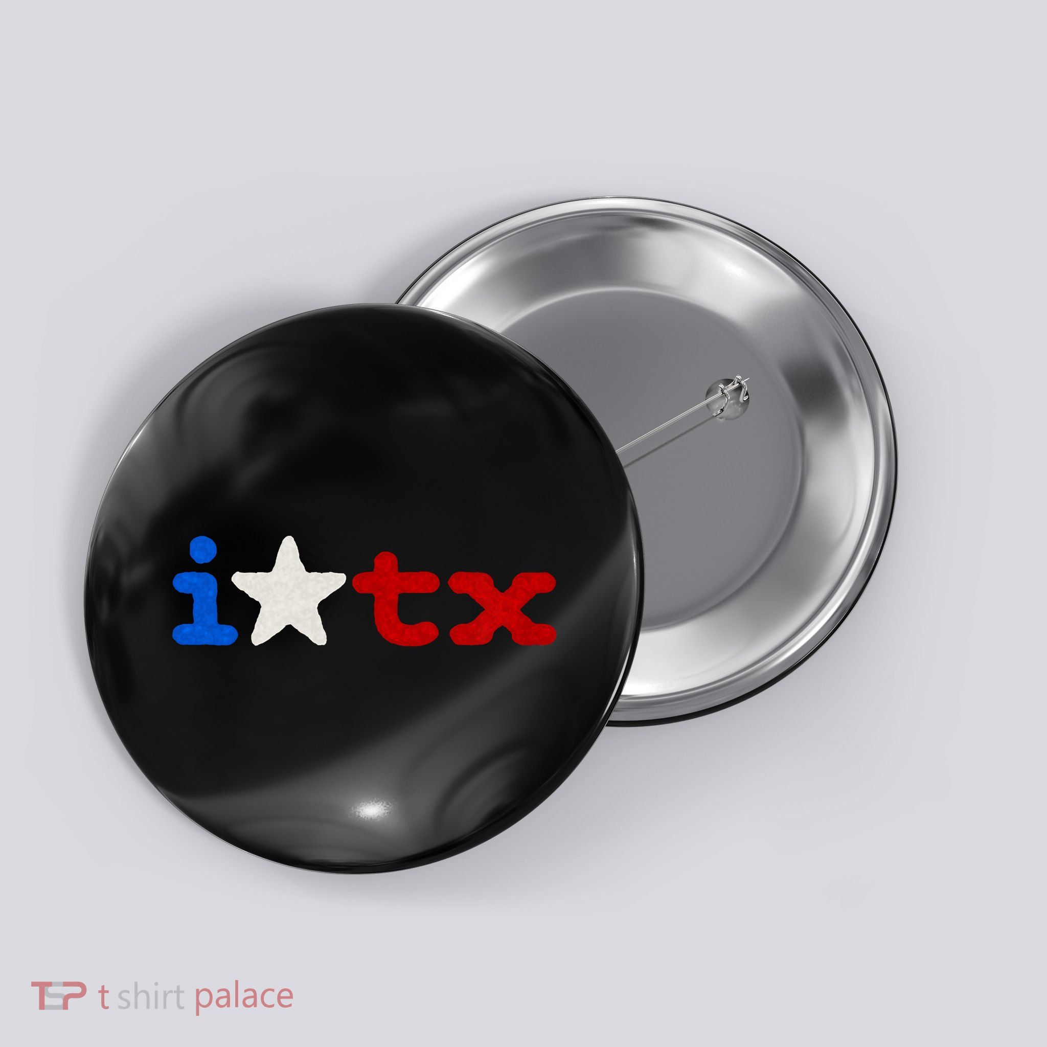 I Love Texas Button