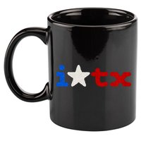 I Love Texas 11oz C Handle Ceramic Mug