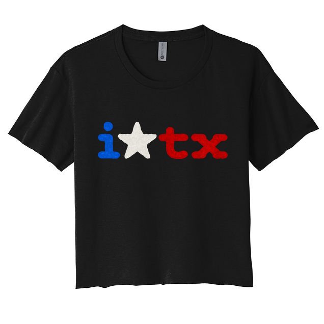 I Love Texas Crop Top