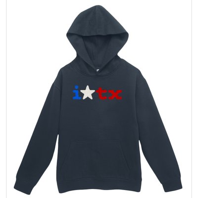 I Love Texas Urban Pullover Hoodie