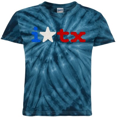 I Love Texas Kids Tie-Dye T-Shirt