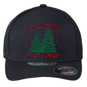 I Like Them Real Thick And Sprucey Christmas Tree Funny Xmas Cute Gift Flexfit Unipanel Trucker Cap