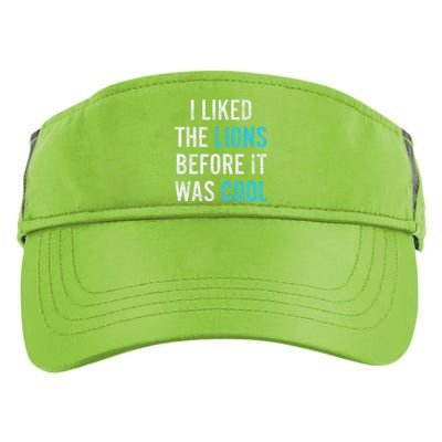 I Liked The Lions Before It Was Cool Funny Memes Adult Drive Performance Visor