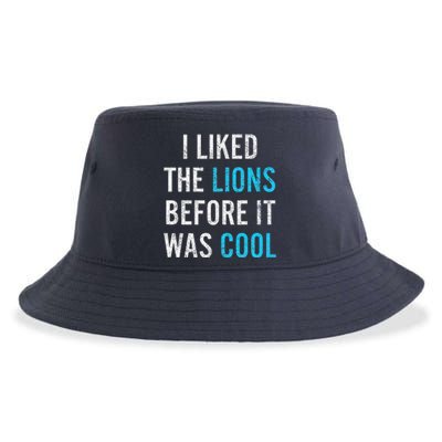 I Liked The Lions Before It Was Cool Funny Memes Sustainable Bucket Hat